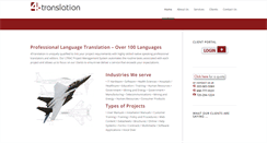Desktop Screenshot of 4translation.com