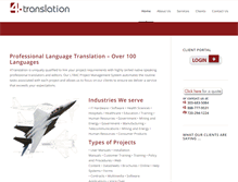 Tablet Screenshot of 4translation.com